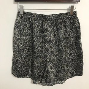 Men's 100% Silk Snakeskin Print Boxer Shorts